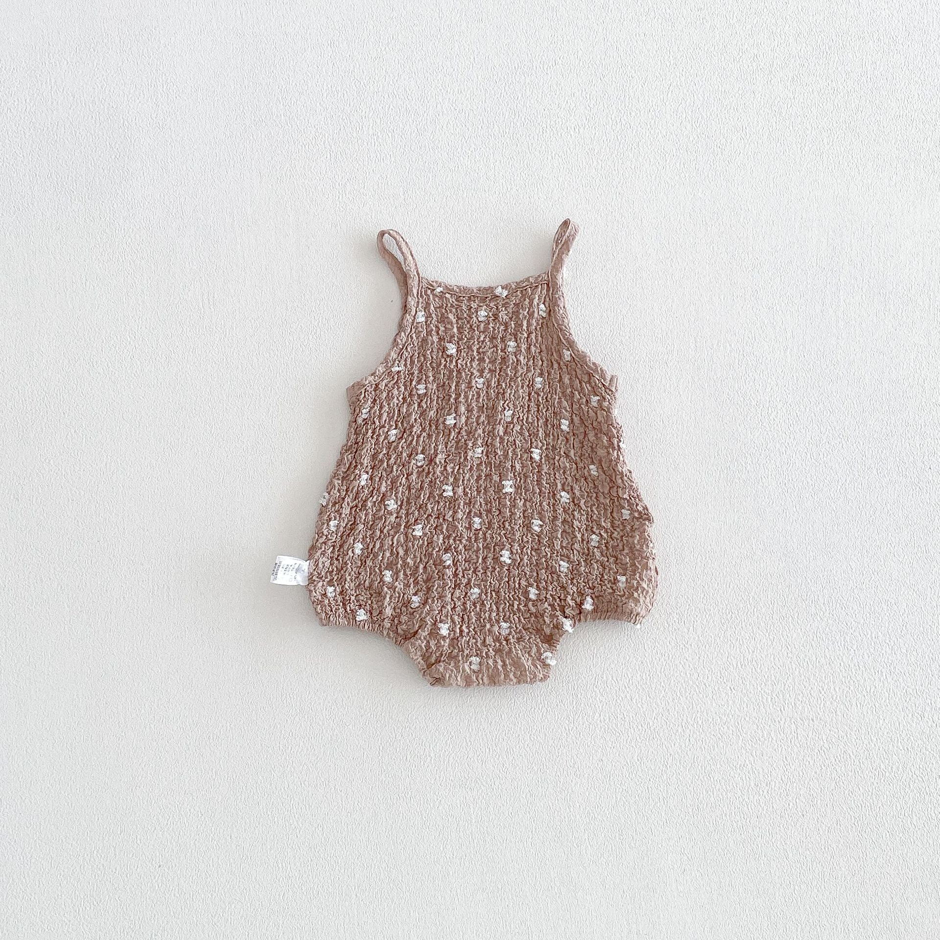 Summer Arrival Baby Girls Sleeveless Ruffle Design Strap Bodysuit, MyKids-USA®, Bodysuits, MyKids-USA -  -  -  -  -  -  - .