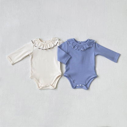 Arrival Autumn and Spring Baby Girls Simple Solid Color Long Sleeves Bodysuit, MyKids-USA®, Bodysuits, MyKids-USA -  -  -  -  -  -  - .