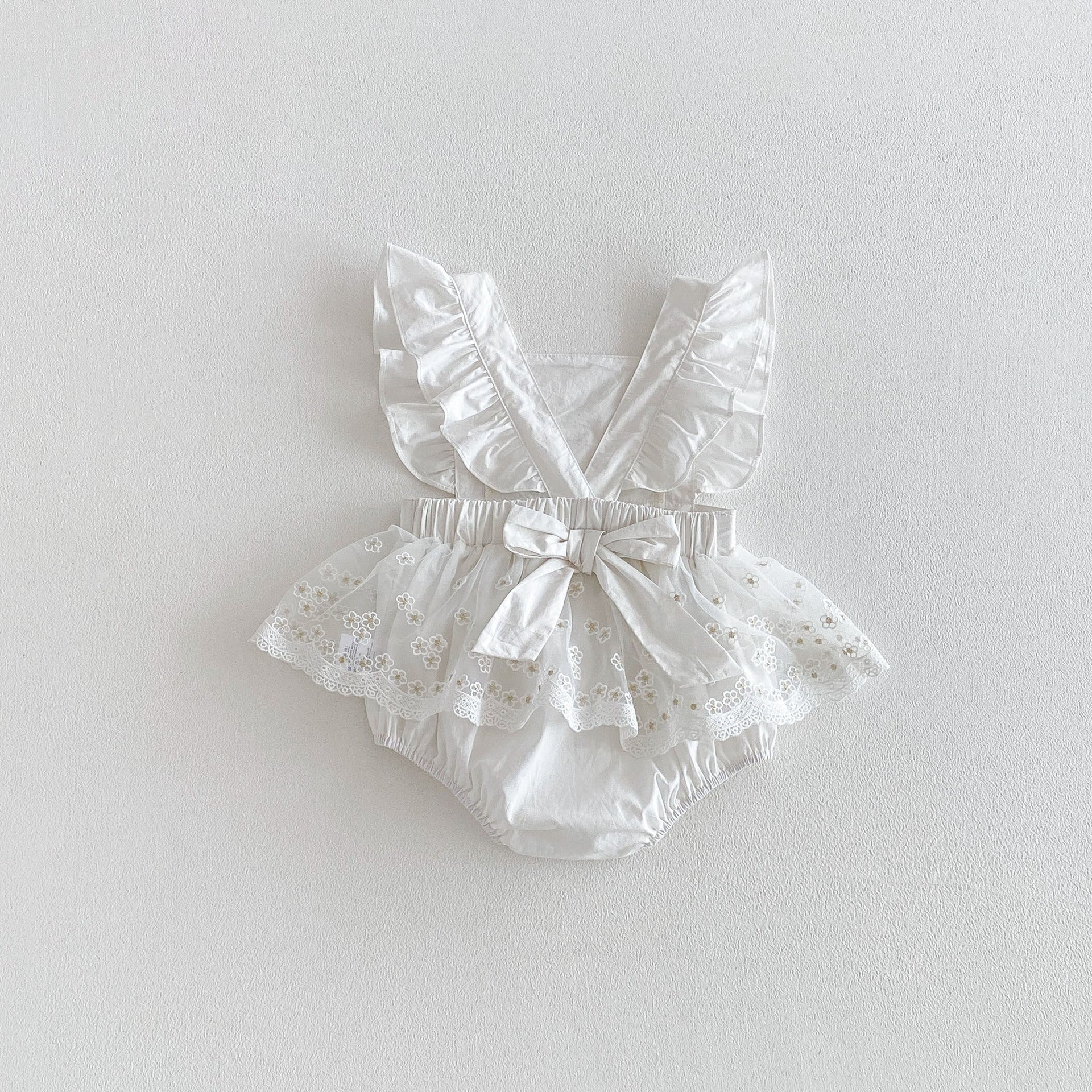 Summer Arrival Baby Girls Fly Sleeves Flowers Pattern Bodysuit, MyKids-USA®, Baby One-Pieces, MyKids-USA -  -  -  -  -  -  - .