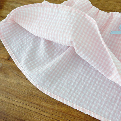 Summer Baby Kids Plaid Pattern Sleeveless Top Vest with Shorts Clothing Set for Girls, MyKids-USA®, Baby & Toddler Outfits, MyKids-USA -  -  -  -  -  -  - 