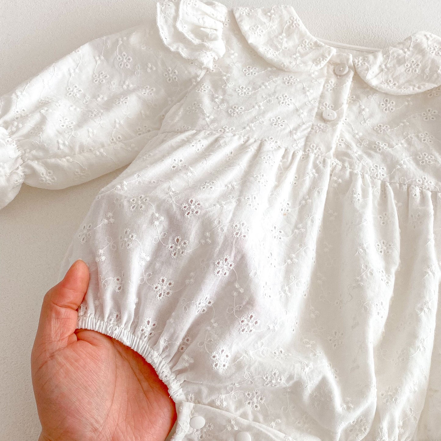 Spring Arrival Baby Girls Cute Floral Embroidered Pattern Long Sleeves, MyKids-USA®, Baby One-Pieces, MyKids-USA -  -  -  -  -  -  - 