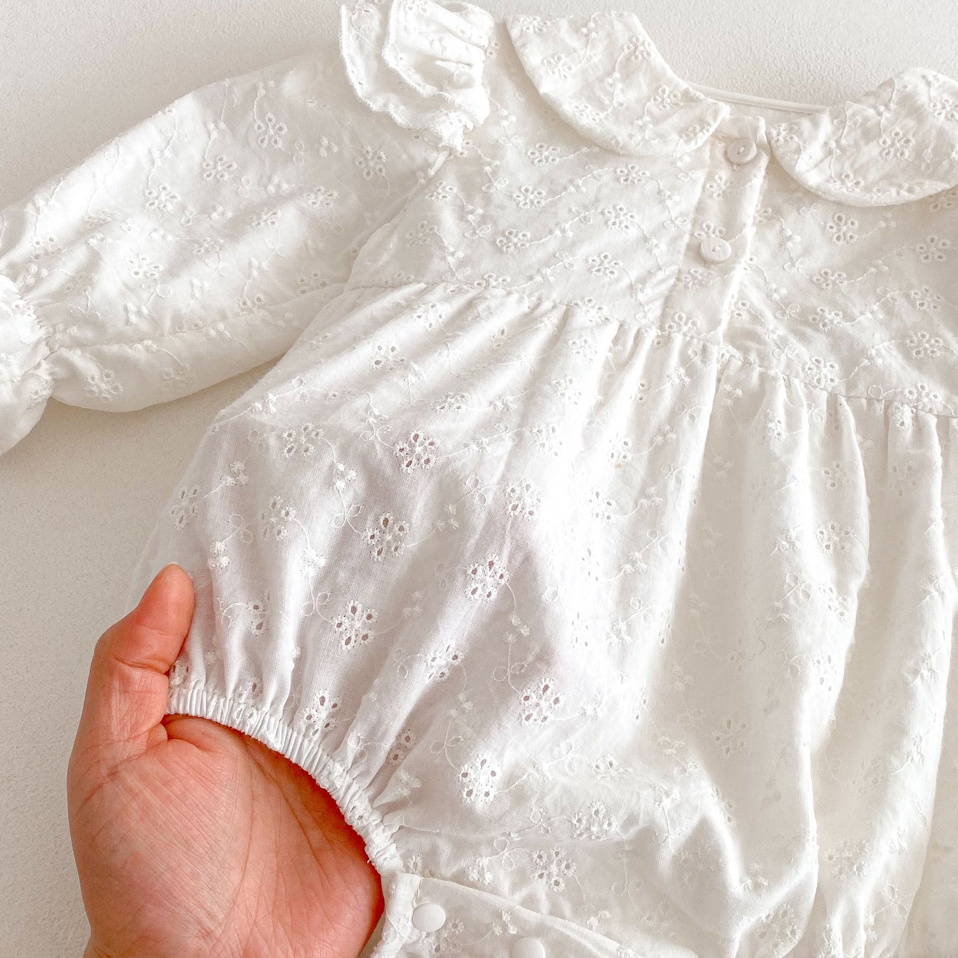 Spring Arrival Baby Girls Cute Floral Embroidered Pattern Long Sleeves, MyKids-USA®, Baby One-Pieces, MyKids-USA -  -  -  -  -  -  - 