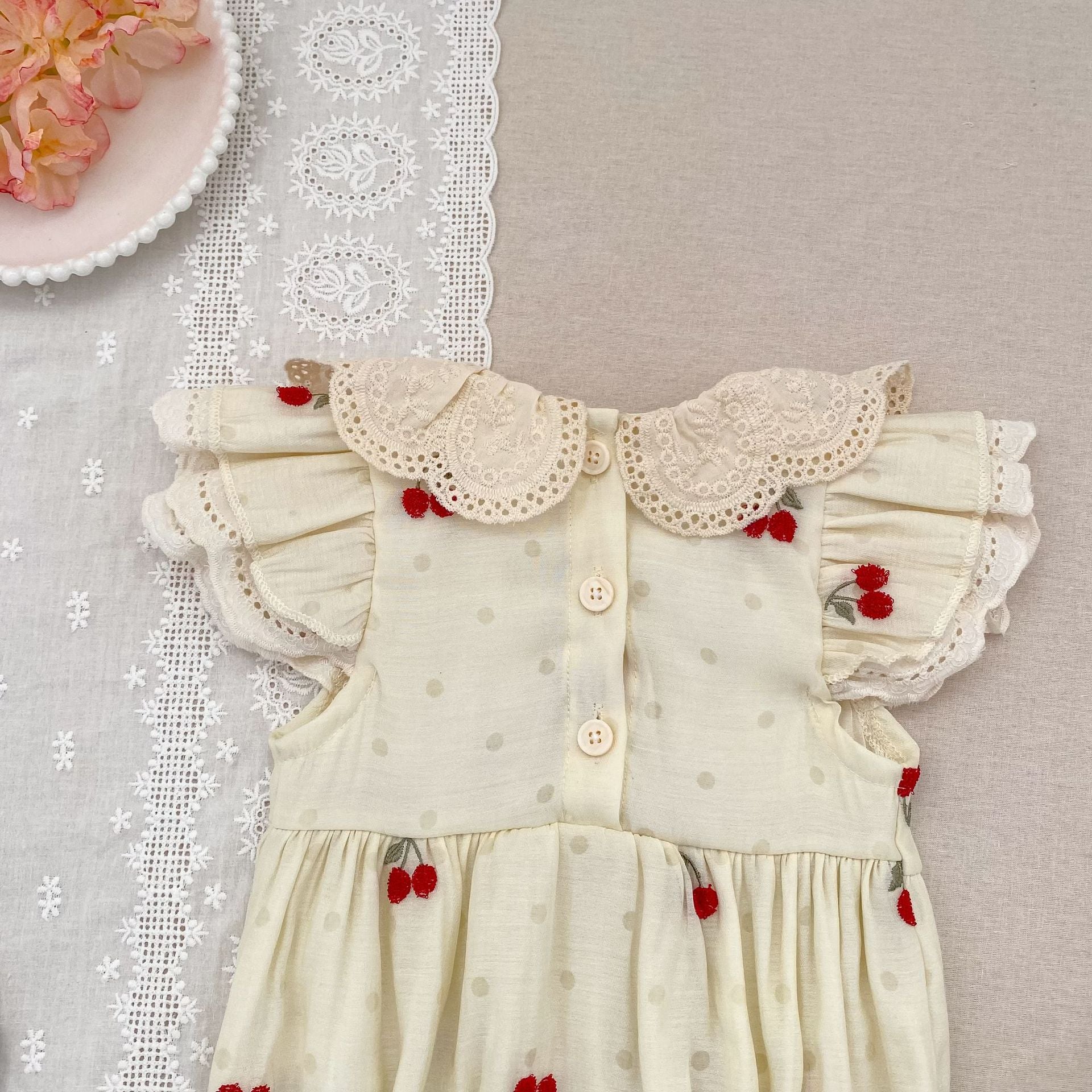 Summer Girls Cute Cherry Pattern Onesies and Dress – Princess Sister Matching Set, MyKids-USA®, Baby & Children's Outfits, MyKids-USA -  -  -  -  -  -  - .