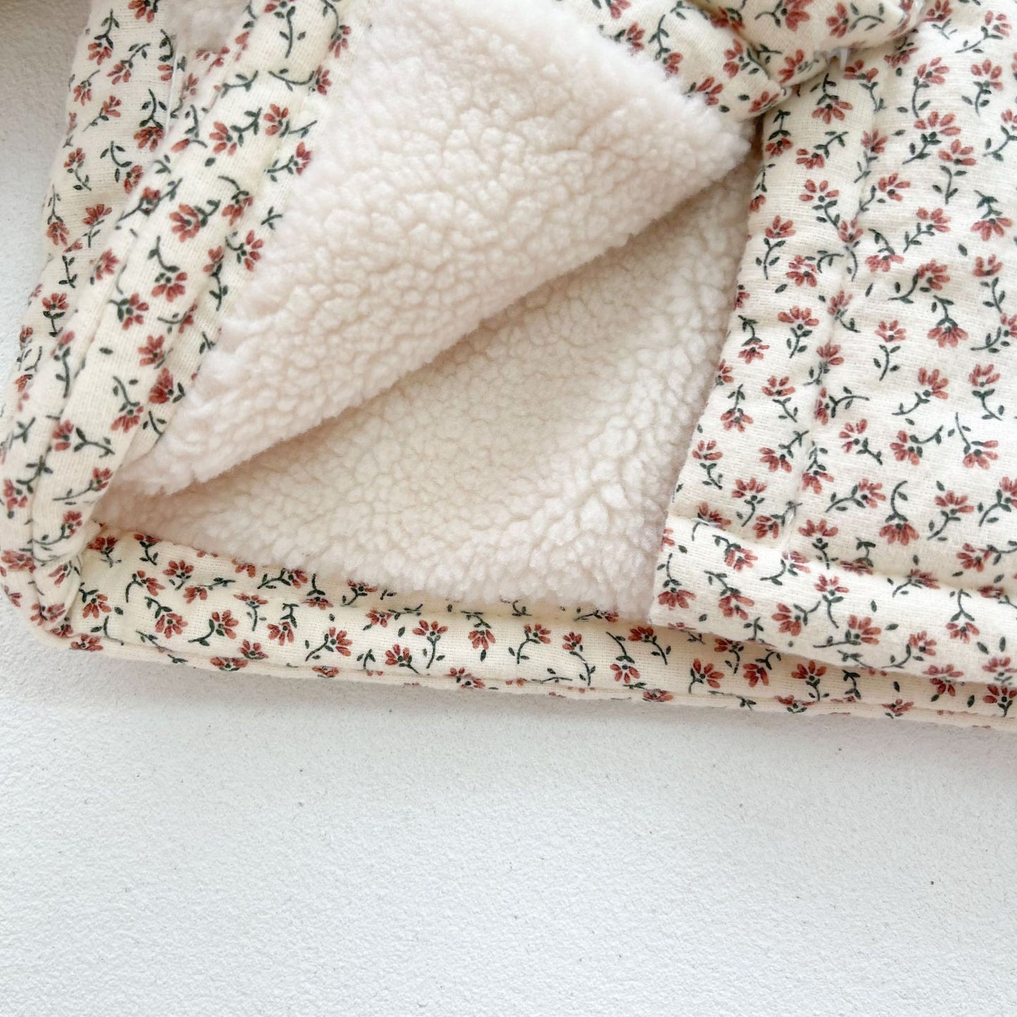 Winter Arrival Baby Kids Girls Floral Pattern Long Sleeves Cotton-Padded Coat, MyKids-USA®, Puffer Jackets, MyKids-USA -  -  -  -  -  -  - 