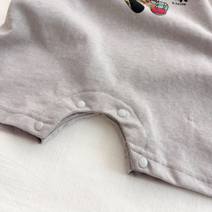 Summer Arrival Baby Unisex Giraffe Cartoon Pattern Sleeveless Crew Neck Rompers, MyKids-USA®, Baby One-Pieces, MyKids-USA -  -  -  -  -  -  - 