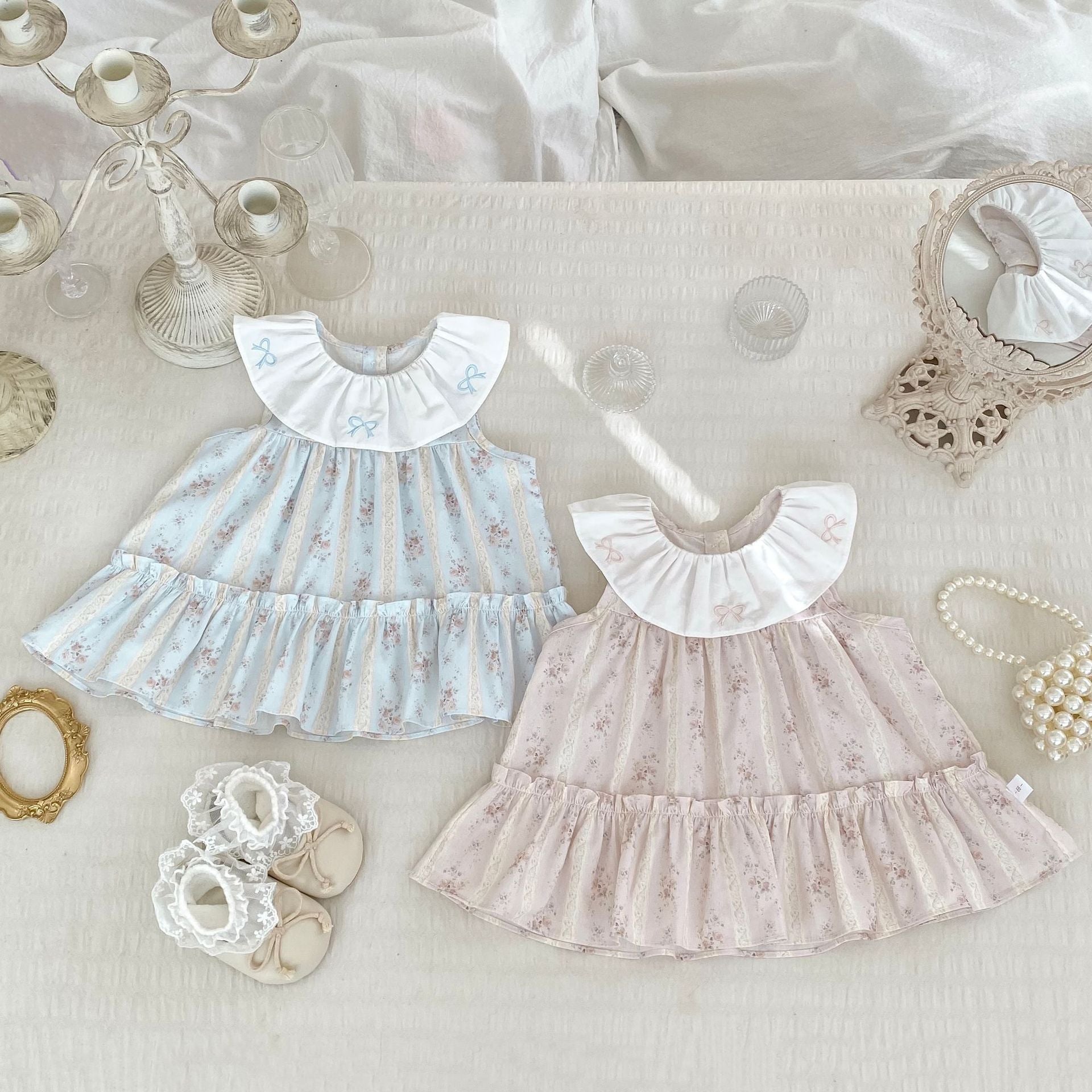 Summer Arrival Baby Girls Sleeveless Floral Pattern Color Patchwork Dress, MyKids-USA®, Baby & Children's Dresses, MyKids-USA -  -  -  -  -  -  - .