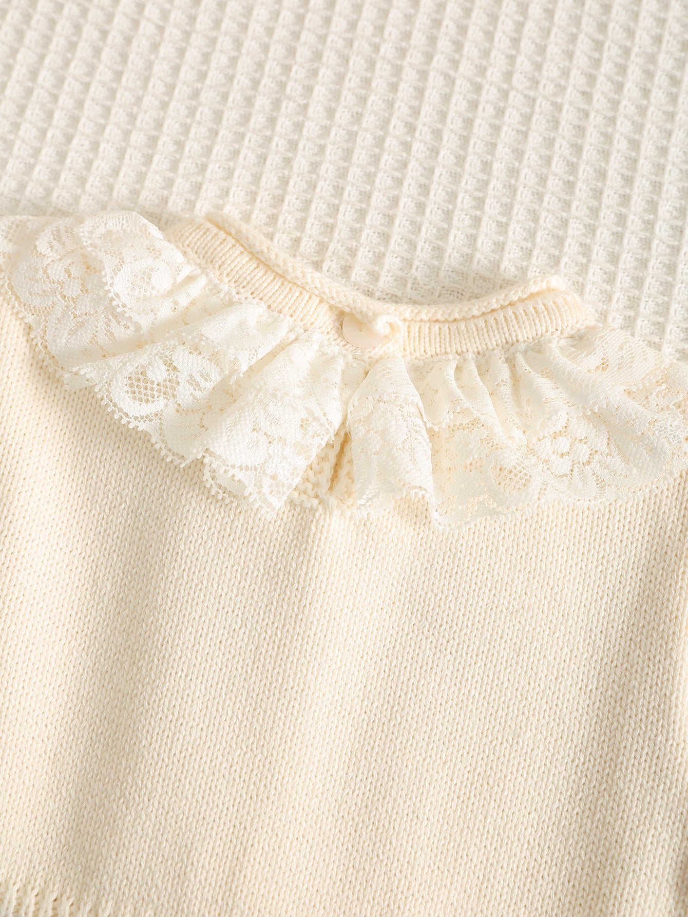 Autumn and Spring Arrival Baby Girls Long Sleeves Hollow Out Pattern Knitted Onesies, MyKids-USA®, Baby One-Pieces, MyKids-USA -  -  -  -  -  -  - 