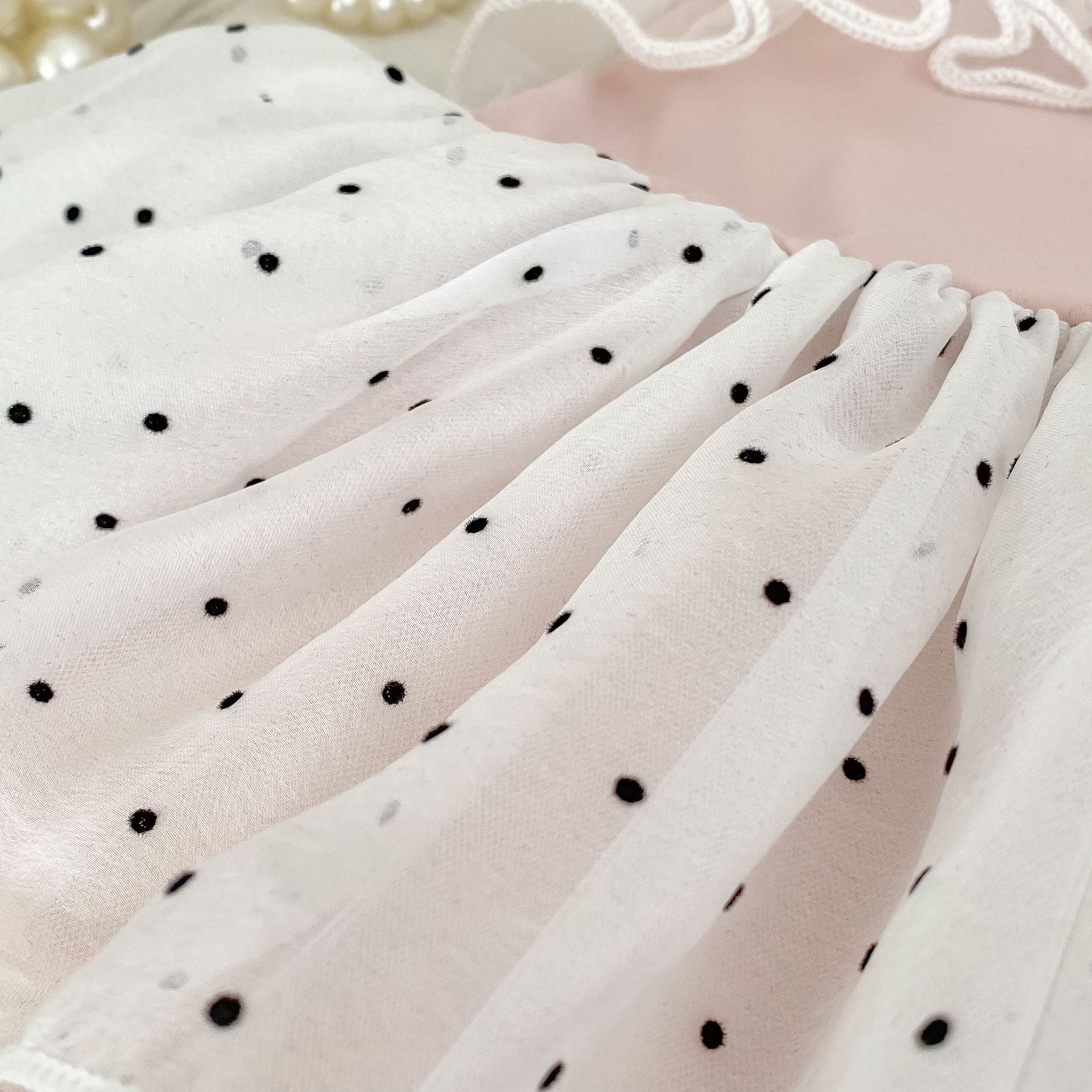 Summer Arrival Baby Girls Dots Pattern Lace Trim Swimwear, MyKids-USA®, Baby & Children's One-Pieces, MyKids-USA -  -  -  -  -  -  - .