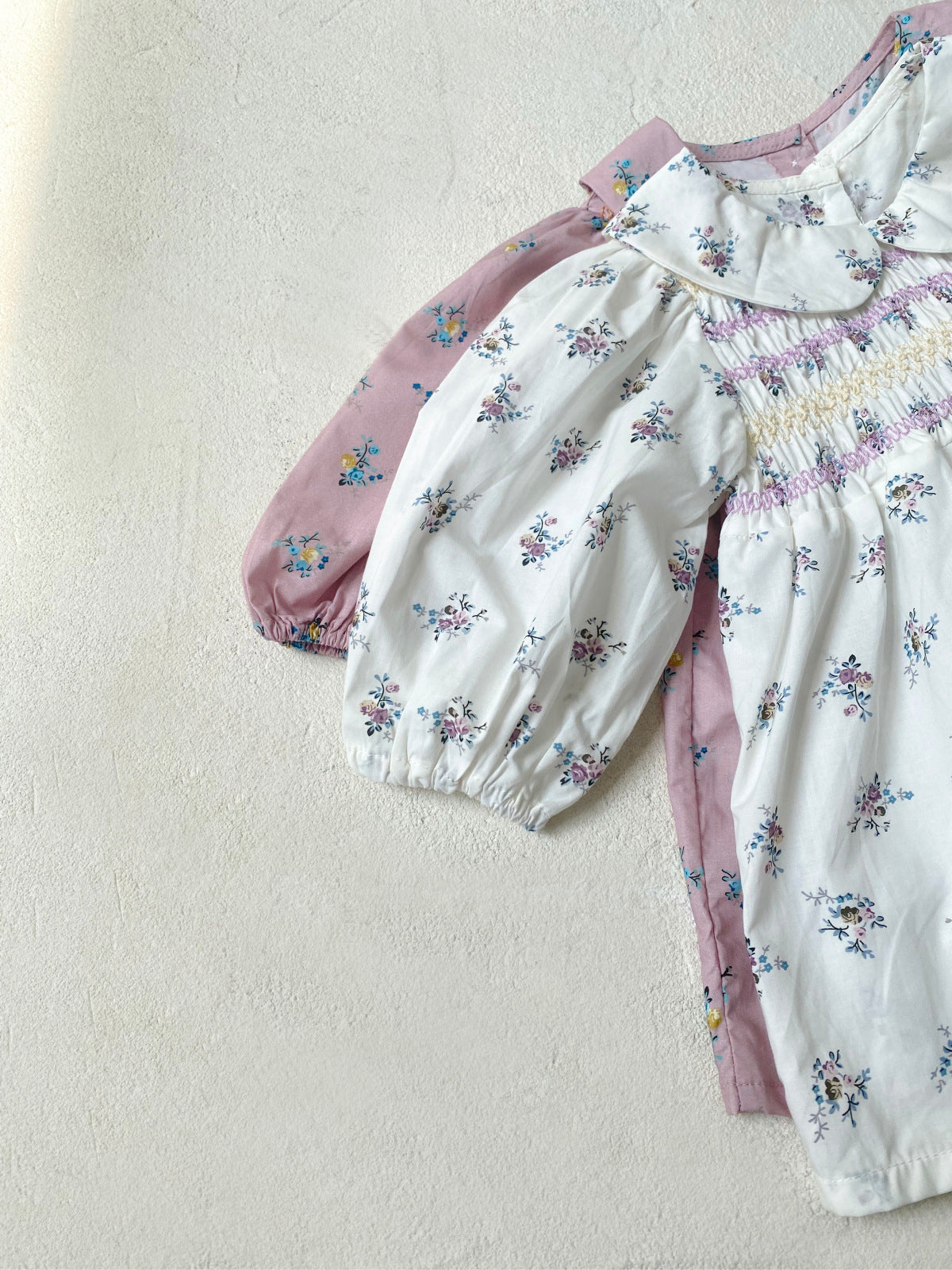 MyKids-USA® Autumn Floral Baby Kids Girls Princess Long Sleeves Peter Pan Collar Dress