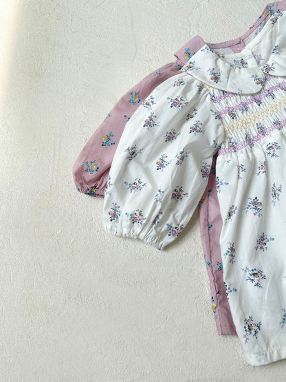 MyKids-USA® Autumn Floral Baby Kids Girls Princess Long Sleeves Peter Pan Collar Dress