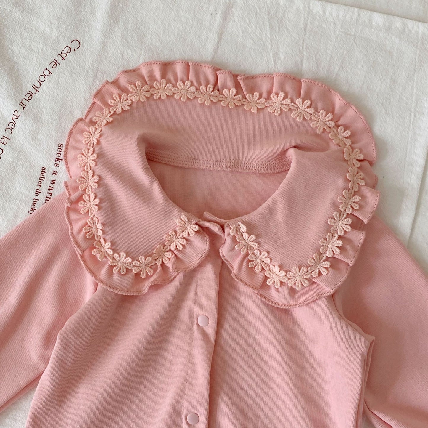 Autumn and Winter Arrival Baby Girls Long Sleeves Flowers Pattern Single Breasted Rompers, MyKids-USA®, Baby One-Pieces, MyKids-USA -  -  -  -  -  -  - .