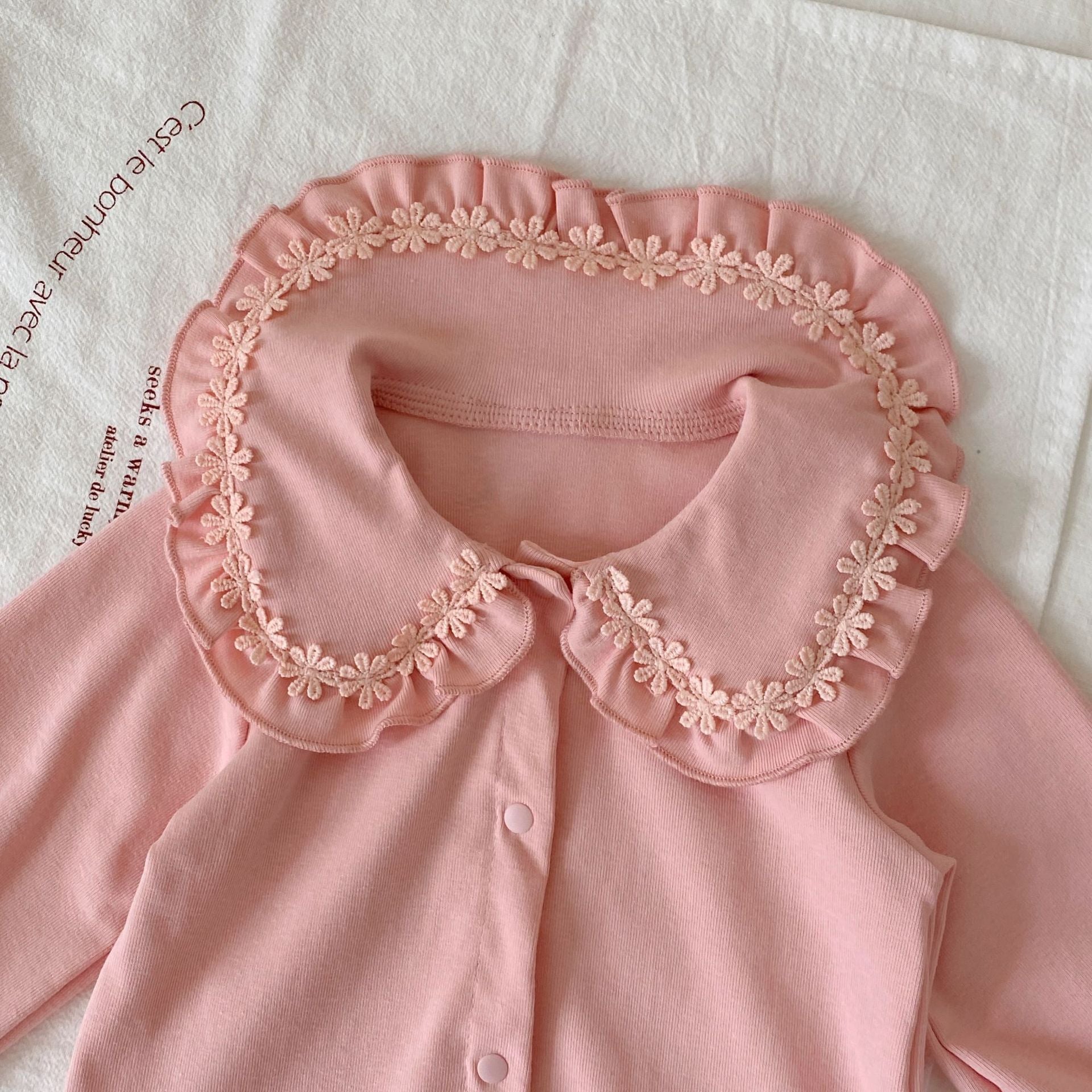 Autumn and Winter Arrival Baby Girls Long Sleeves Flowers Pattern Single Breasted Rompers, MyKids-USA®, Baby One-Pieces, MyKids-USA -  -  -  -  -  -  - .