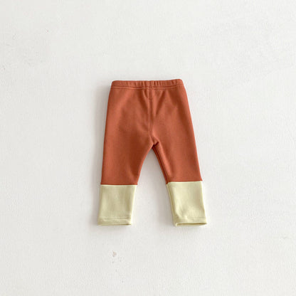 Autumn and Winter Arrival Color Patchwork Style Cartoon Pattern Knitted Pants for Girls, MyKids-USA®, Trousers, MyKids-USA - Size/Age - 66 (3-6M) - Color - Coffee -  -  - TR2512101712-C.