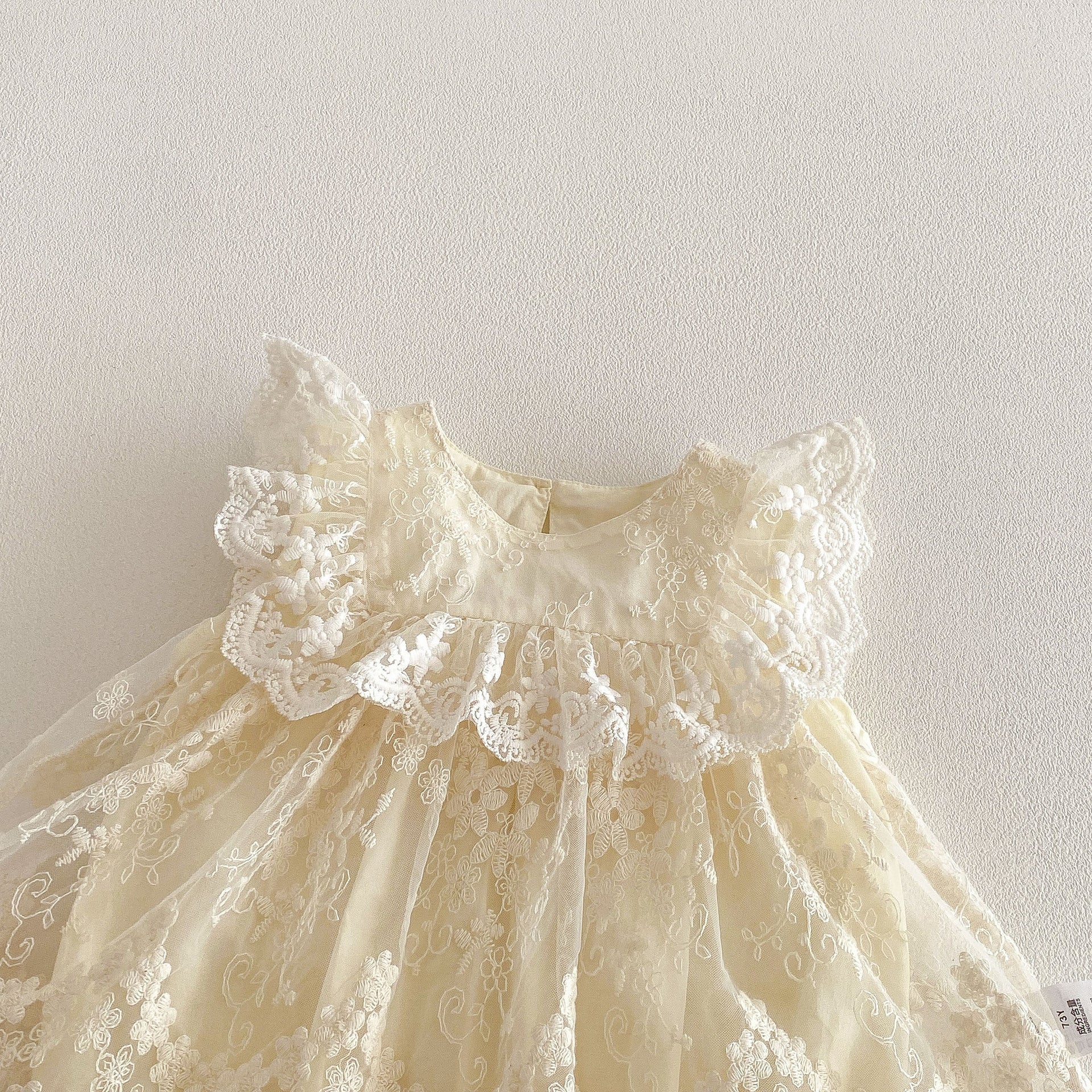 Arrival Summer Baby Kids Girls Fly Sleeves Floral Pattern Tulle Decorated Bodysuit, MyKids-USA®, Bodysuits, MyKids-USA -  -  -  -  -  -  - .