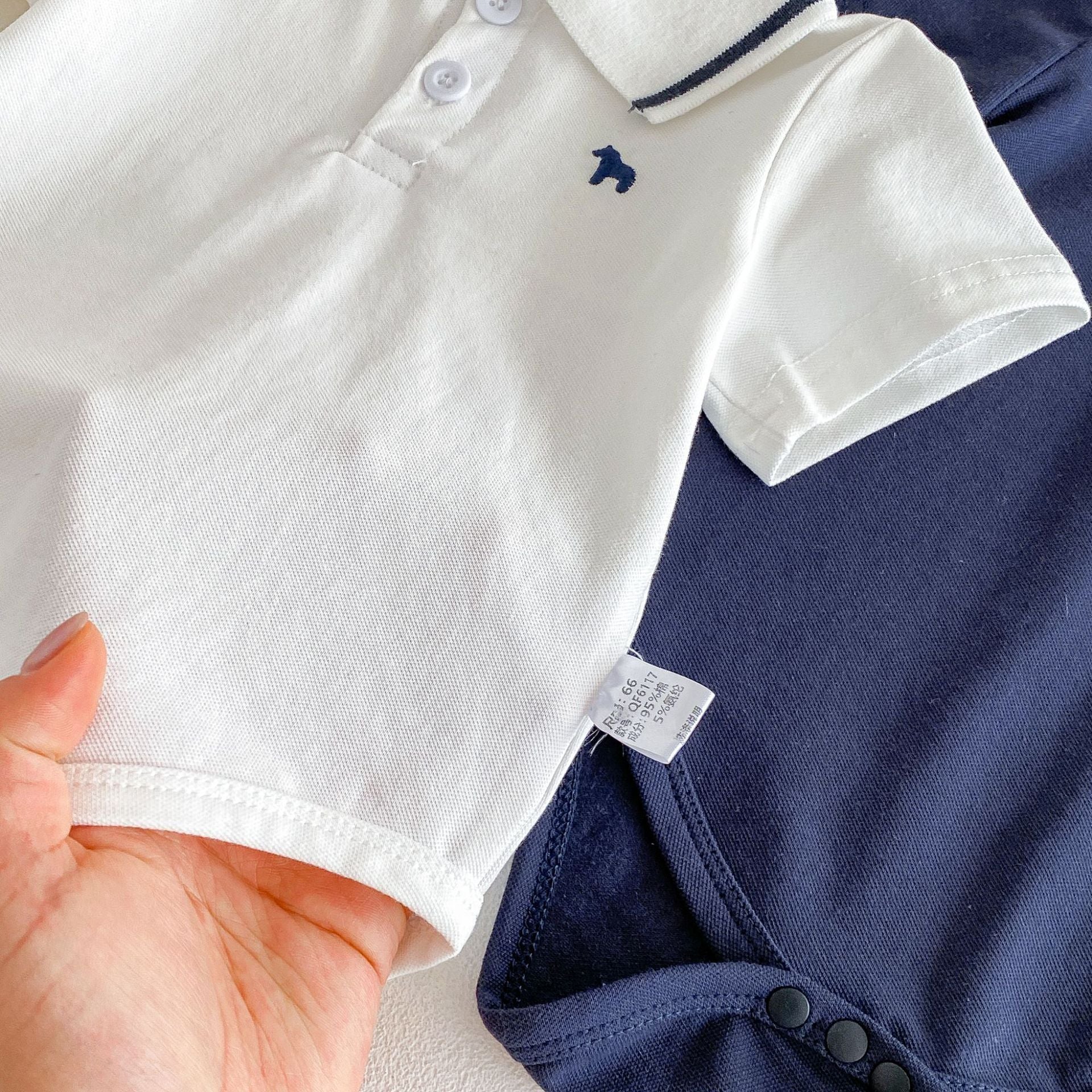 Summer Arrival Baby Boys Short Sleeves Polo Design Bodysuits, MyKids-USA®, Baby & Children's One-Pieces, MyKids-USA -  -  -  -  -  -  - .
