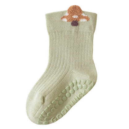 Autumn and Spring Baby Unisex Breathable Simple Letters and Cartoon Pattern Cute Socks, MyKids-USA®, Baby & Toddler Socks & Tights, MyKids-USA - Size/Age - S (0-1Y) - Color - Green -  -  - TR2511222314-C