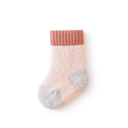 Winter Baby Unisex Breathable Comfy Patchwork Antiskid Socks