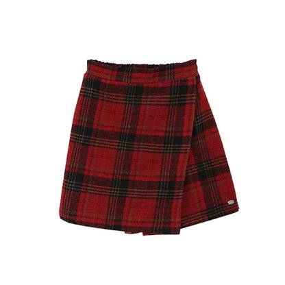 Arrival Autumn Kids Girls Long Sleeves Cartoon Embroidered Pattern Hoodie and Plaid Skirt Clothing Set