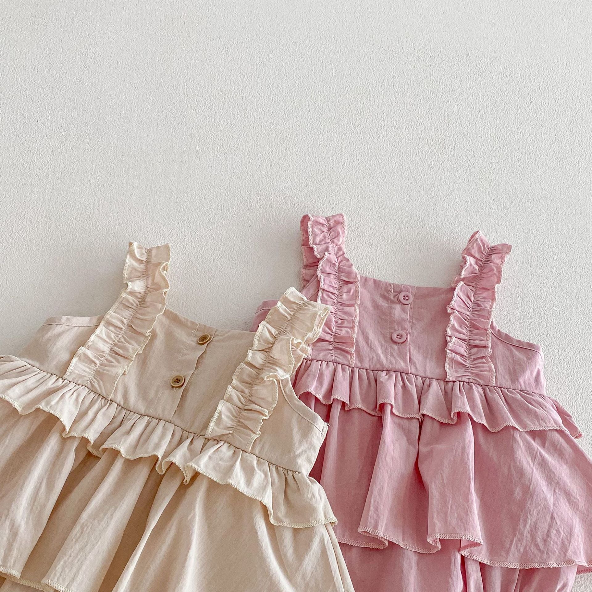 Summer and Spring Arrival Baby Kids Girls Solid Color Sleeveless Cute Bodysuit Dress, MyKids-USA®, Baby & Toddler Dresses, MyKids-USA -  -  -  -  -  -  - .