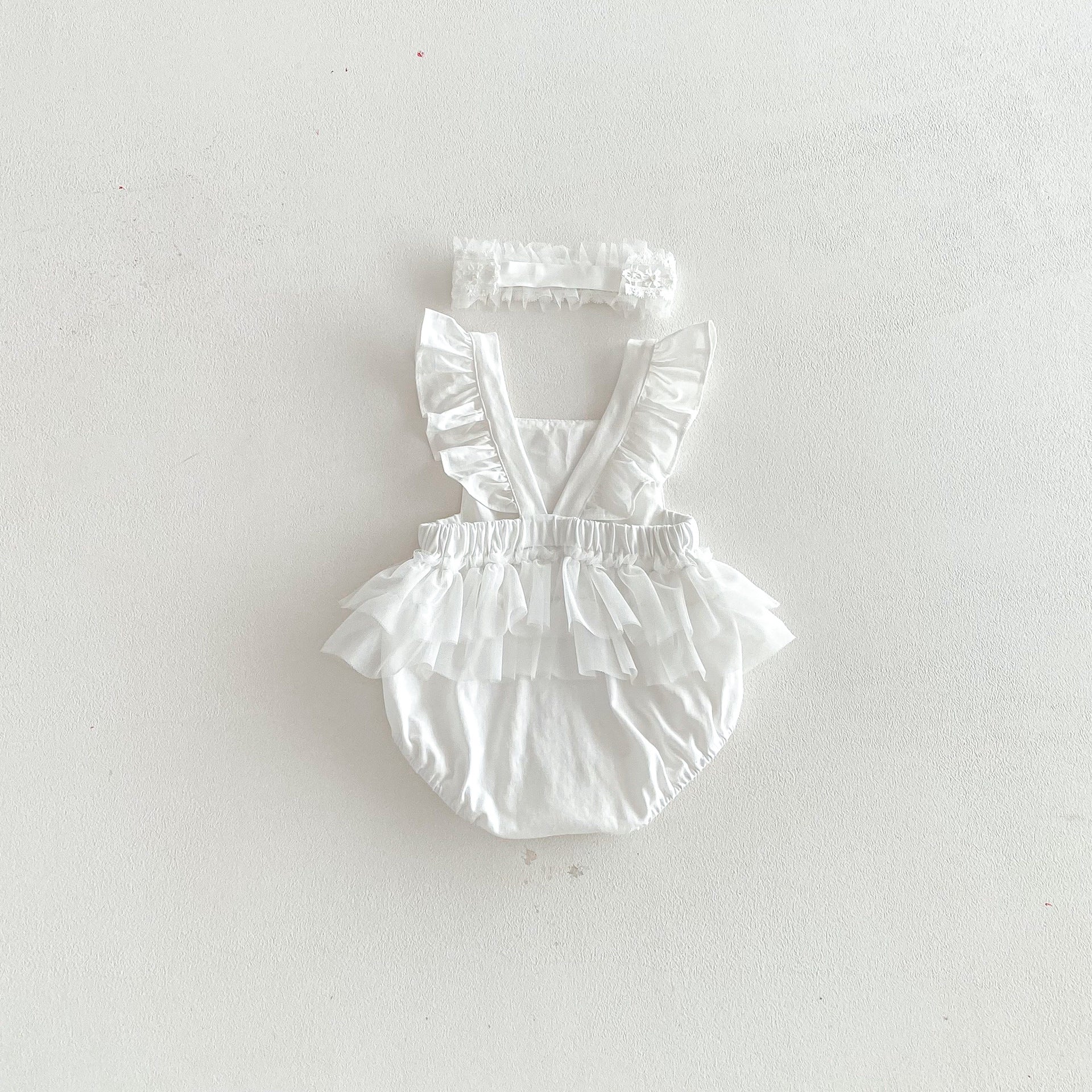 Summer Arrival Baby Girls Sleeveless Flowers Lace Embroidered Pattern Strap Bodysuit, MyKids-USA®, Bodysuits, MyKids-USA -  -  -  -  -  -  - .