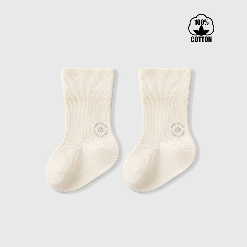 Autumn Baby Unisex Breathable Letters Pattern Simple Socks, MyKids-USA®, Baby & Toddler Socks & Tights, MyKids-USA - Size/Age - XS (0-6M) - Color - Beige -  -  - TR2511140047-A