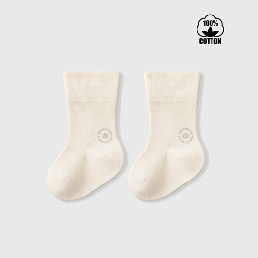 Autumn Baby Unisex Breathable Letters Pattern Simple Socks, MyKids-USA®, Baby & Toddler Socks & Tights, MyKids-USA - Size/Age - XS (0-6M) - Color - Beige -  -  - TR2511140047-A