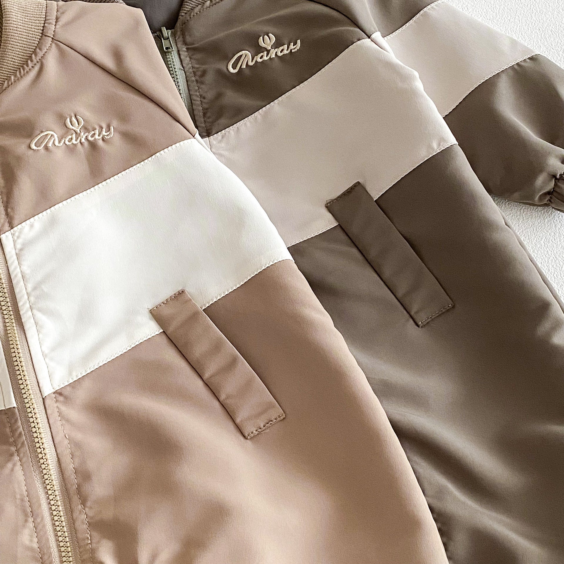 Autumn and Spring Arrival Baby Unisex Long Sleeves Casual Letters Pattern Zip-up Rompers, MyKids-USA®, Baby One-Pieces, MyKids-USA -  -  -  -  -  -  - 