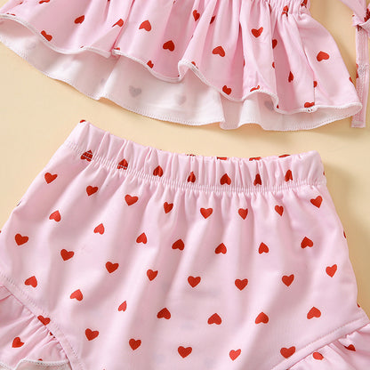 Arrival Girls’ Hearts Pattern Swimwear Set, MyKids-USA®, Baby & Toddler Swimwear, MyKids-USA -  -  -  -  -  -  - .