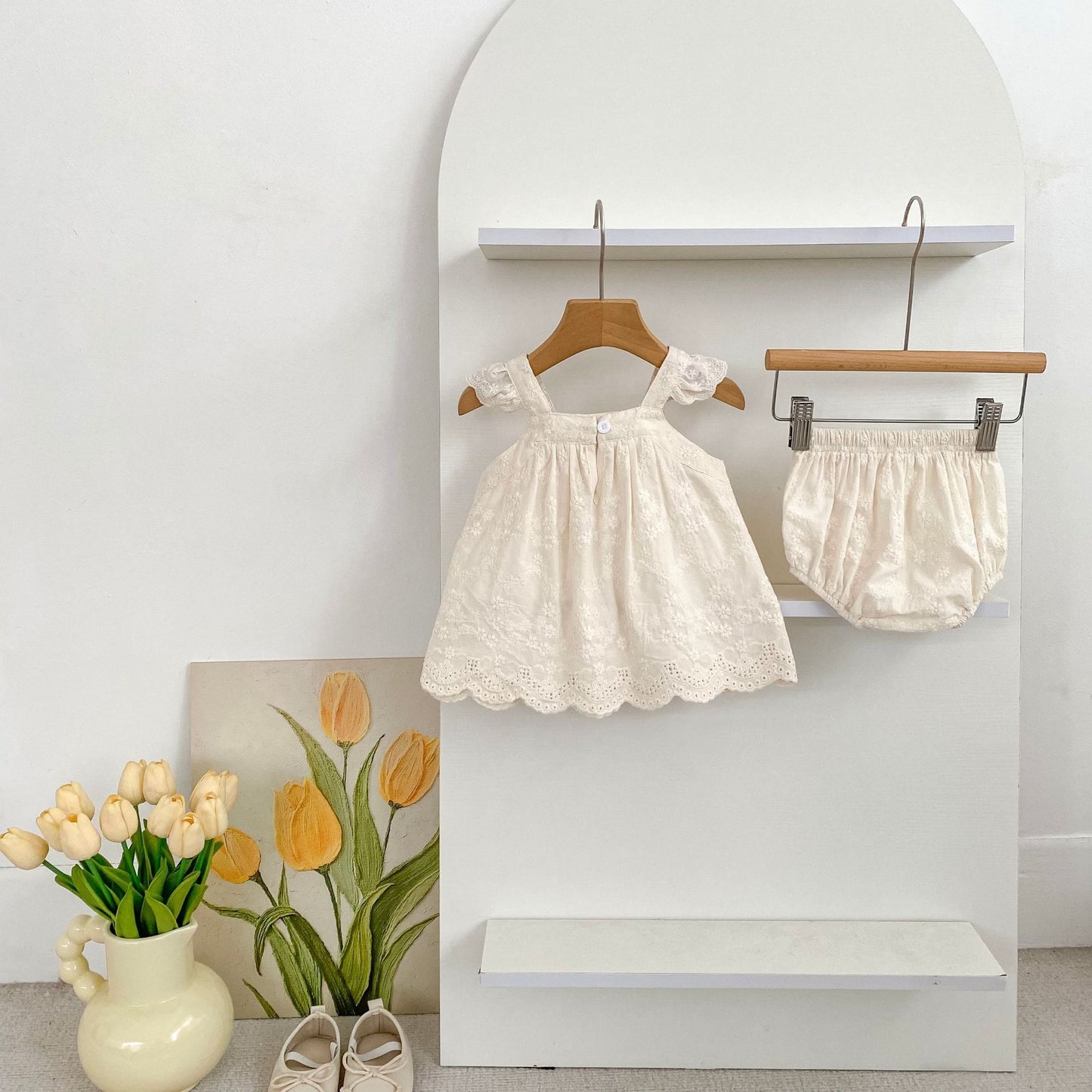 Summer Baby Kids Girls Sleeveless Cute Floral Vest and Bloomers Clothing Set, MyKids-USA®, Baby & Children's Outfits, MyKids-USA -  -  -  -  -  -  - .