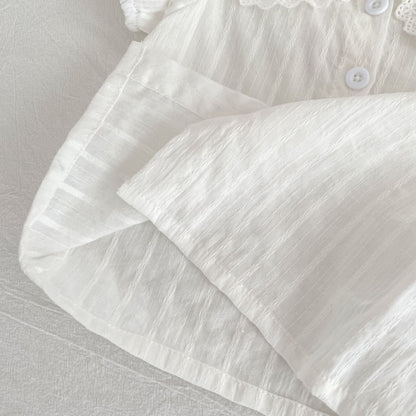 Summer Hot Selling Baby Kids Girls Sleeveless Dots Pattern Strap Onesies Overalls and Beige T-Shirt Clothing Set, MyKids-USA®, Baby & Toddler Outfits, MyKids-USA -  -  -  -  -  -  - 