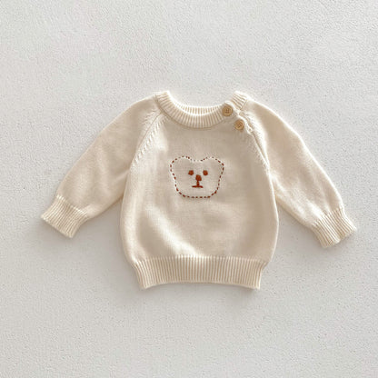 Arrival Autumn Baby Unisex Long Sleeves Teddy Bear Pattern Knitted Top Sweater, MyKids-USA®, Sweaters, MyKids-USA -  -  -  -  -  -  - 