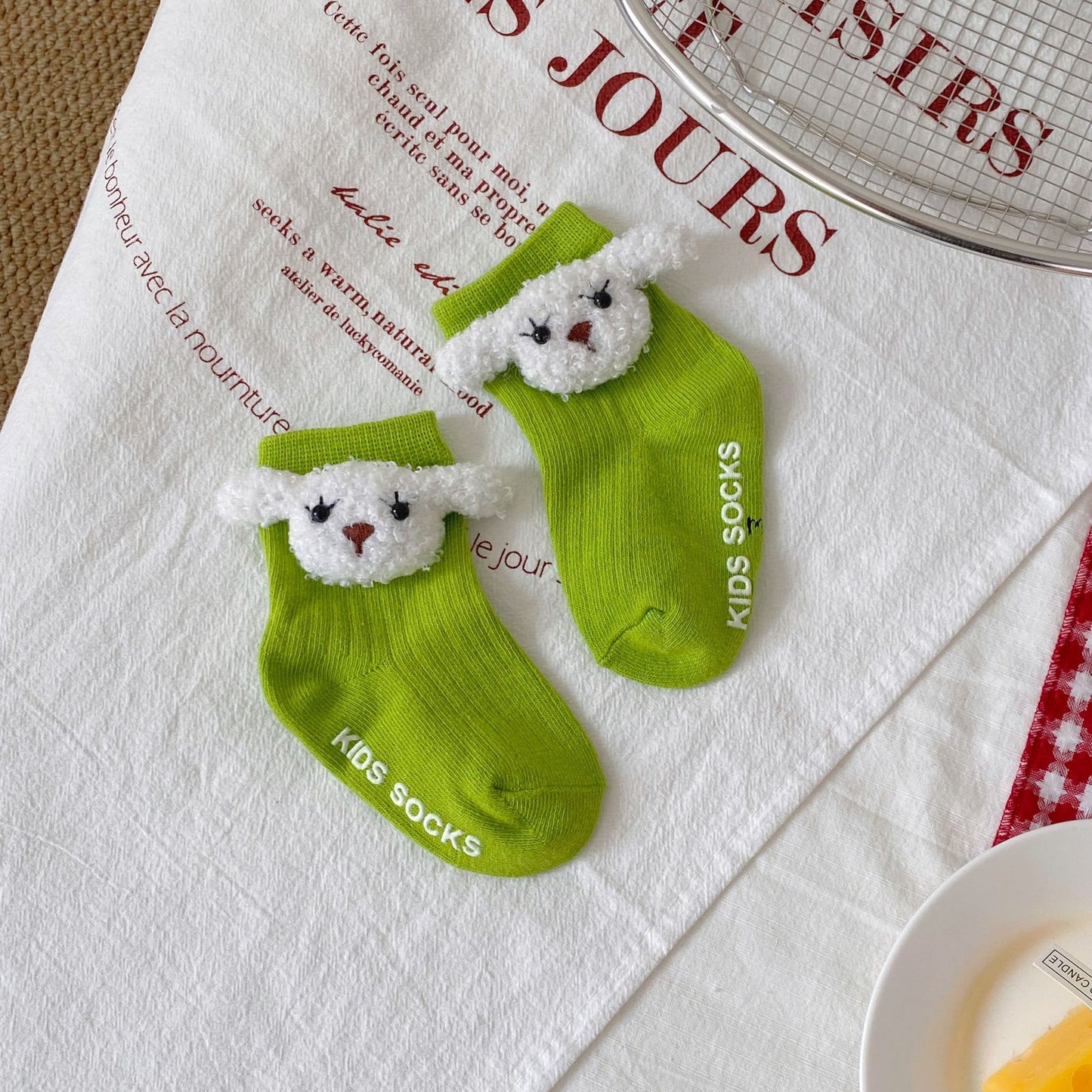 Autumn and Spring Baby Unisex Breathable Simple Cartoon Pattern Socks, MyKids-USA®, Baby & Toddler Socks & Tights, MyKids-USA - Size/Age - S (0-1Y) - Color - Light Green -  -  - TR2512062305-H.