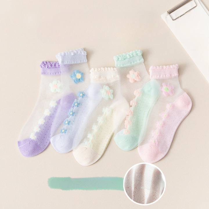 Baby Mesh Summer Thin Style Mid-Tube Socks