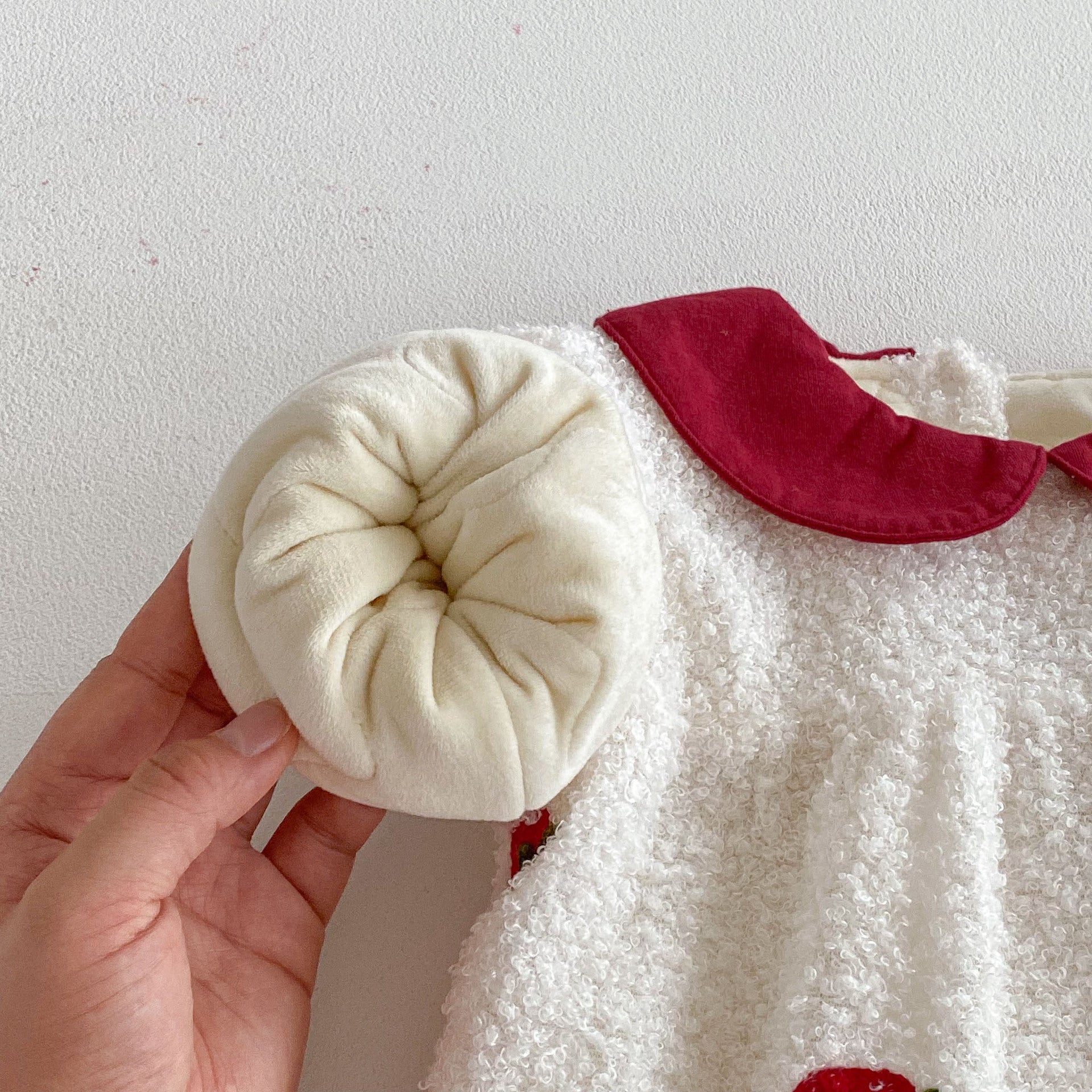 Winter Arrival Baby Girls Long Sleeves Strawberry Pattern Fluffy Warm Onesies, MyKids-USA®, Baby One-Pieces, MyKids-USA -  -  -  -  -  -  - 