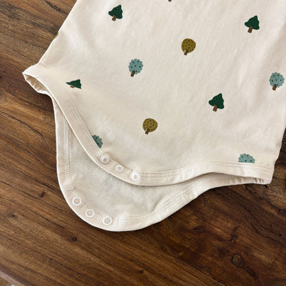 Summer Arrival Baby Unisex Casual Tiny Trees Pattern Sleeveless Onesies, MyKids-USA®, Baby One-Pieces, MyKids-USA -  -  -  -  -  -  - 