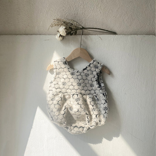 Autumn and Spring Arrival Baby Girls Flowers Pattern Sleeveless Crew Neck Bodysuit, MyKids-USA®, Bodysuits, MyKids-USA - Size/Age - 66 (3-6M) - Color - Beige -  -  - TR2601261637-A.