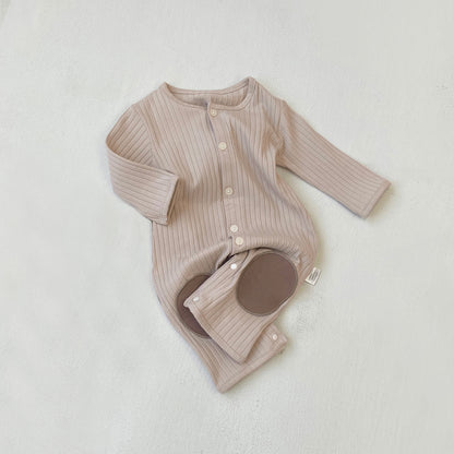 Arrival Winter and Autumn Baby Unisex Color Patchwork Long Sleeves Single Breasted Rompers with Hat, MyKids-USA®, Bodysuits, MyKids-USA -  -  -  -  -  -  - .