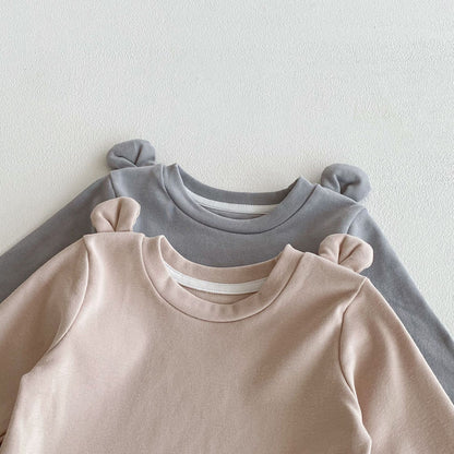 Autumn and Spring Arrival Baby Kids Unisex Long Sleeves Solid Color Cute Top, MyKids-USA®, Shirts, MyKids-USA -  -  -  -  -  -  - 