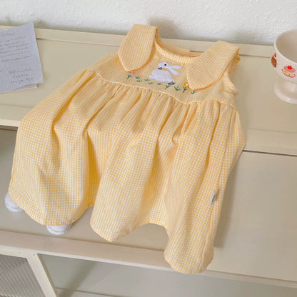 Summer Hot Selling Baby Kids Girls Princess Sleeveless Plaid Dress, MyKids-USA®, Baby & Toddler Dresses, MyKids-USA -  -  -  -  -  -  - 