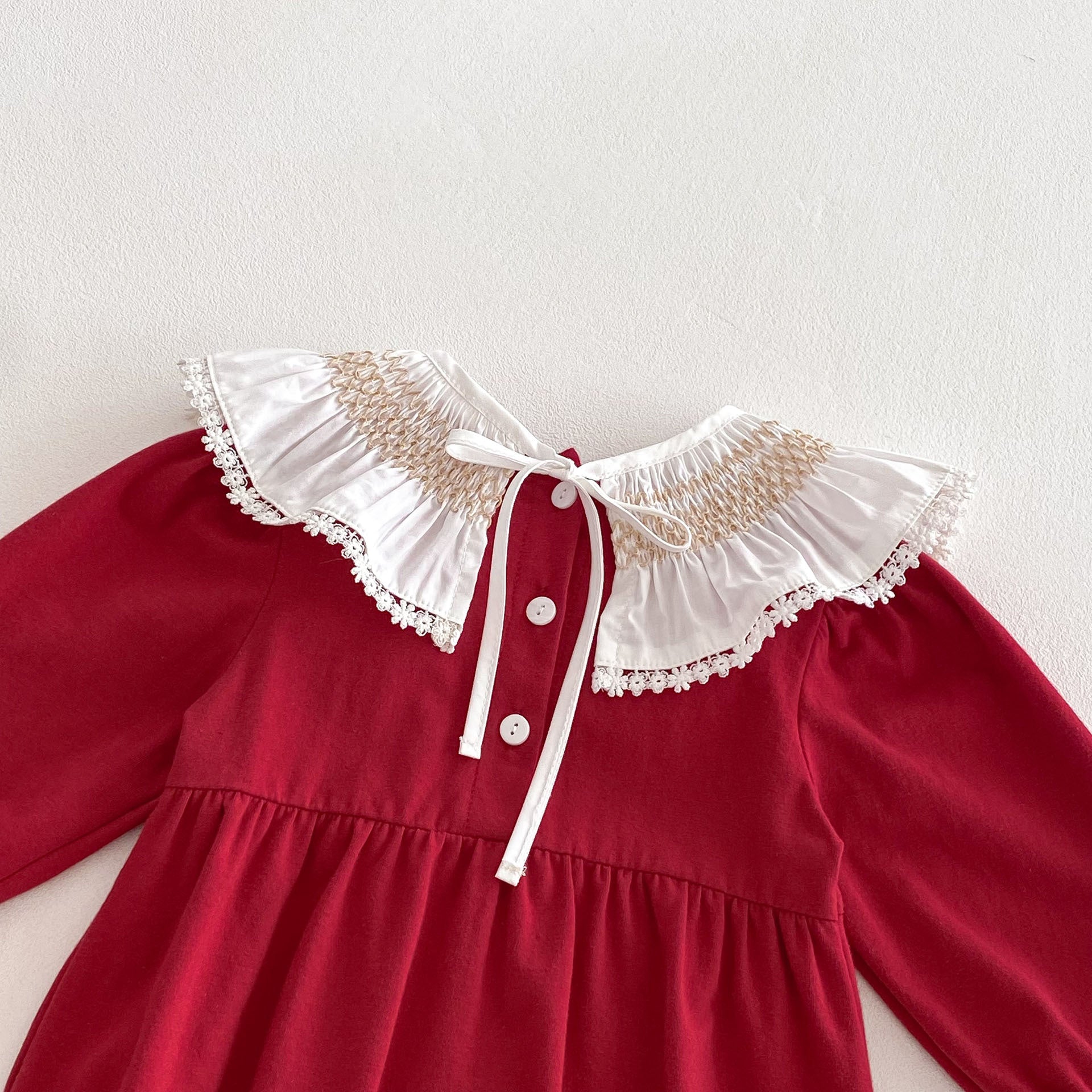 Spring Arrival Baby Girls Cute Floral Pattern Lace Trim Long Sleeves bodysuit, MyKids-USA®, Baby One-Pieces, MyKids-USA -  -  -  -  -  -  - .