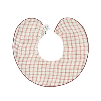 Adorable Fruits Printed Pattern Snap-on Round Shaped Bib, MyKids-USA®, Bibs, MyKids-USA - Size/Age - S (0-1Y) - Color - Red -  -  - TR2605202216-E.