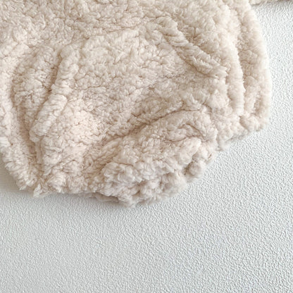 Winter and Autumn Arrival Baby Unisex Long Sleeves Cartoon Pattern Fluffy Onesies with Hat, MyKids-USA®, Bodysuits, MyKids-USA -  -  -  -  -  -  - 