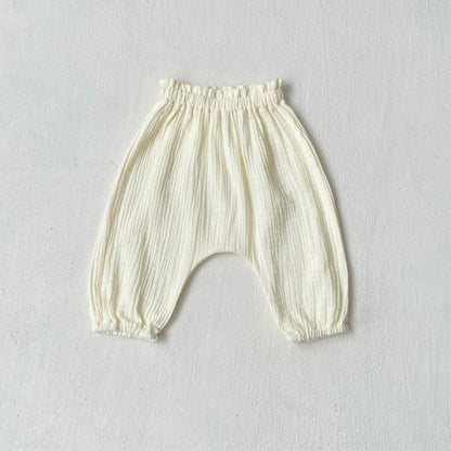 Arrival Baby Kids Boys and Girls Casual Solid Color Pants, MyKids-USA®, Trousers, MyKids-USA - Size/Age - 66 (3-6M) - Color - Beige -  -  - TR2605152317-A.