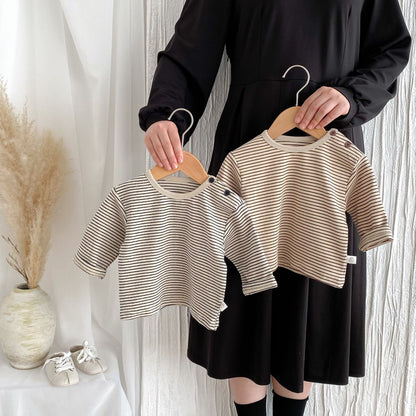 Autumn Arrival Baby Unisex Striped Pattern Long Sleeves Top, MyKids-USA®, Shirts, MyKids-USA -  -  -  -  -  -  - 