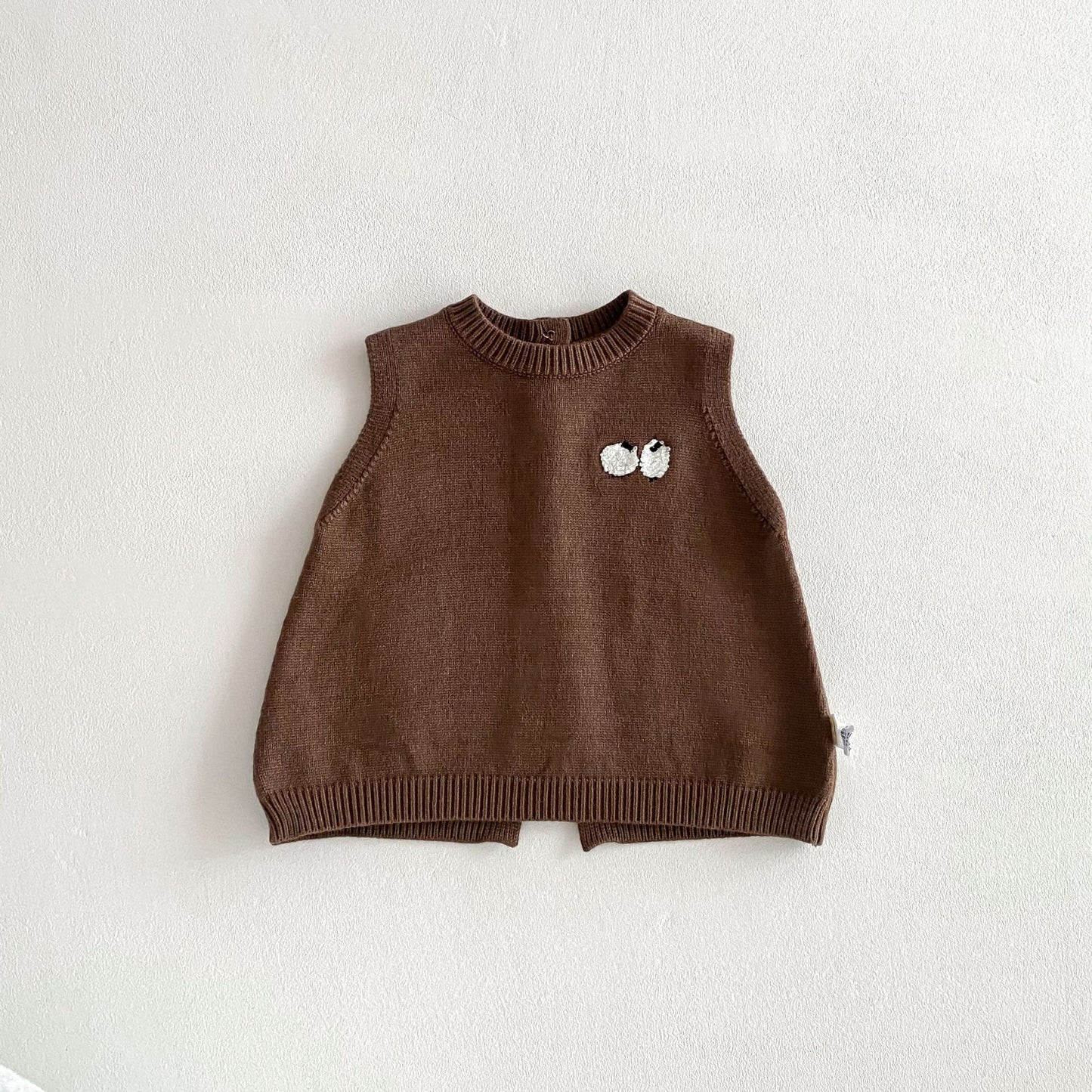 Arrival Winter and Autumn Baby Kids Unisex Cartoon Pattern Sleeveless Knitted Vest, MyKids-USA®, Tunics, MyKids-USA - Size/Age - 80 (9-12M) - Color - Coffee -  -  - TR2511262158-A