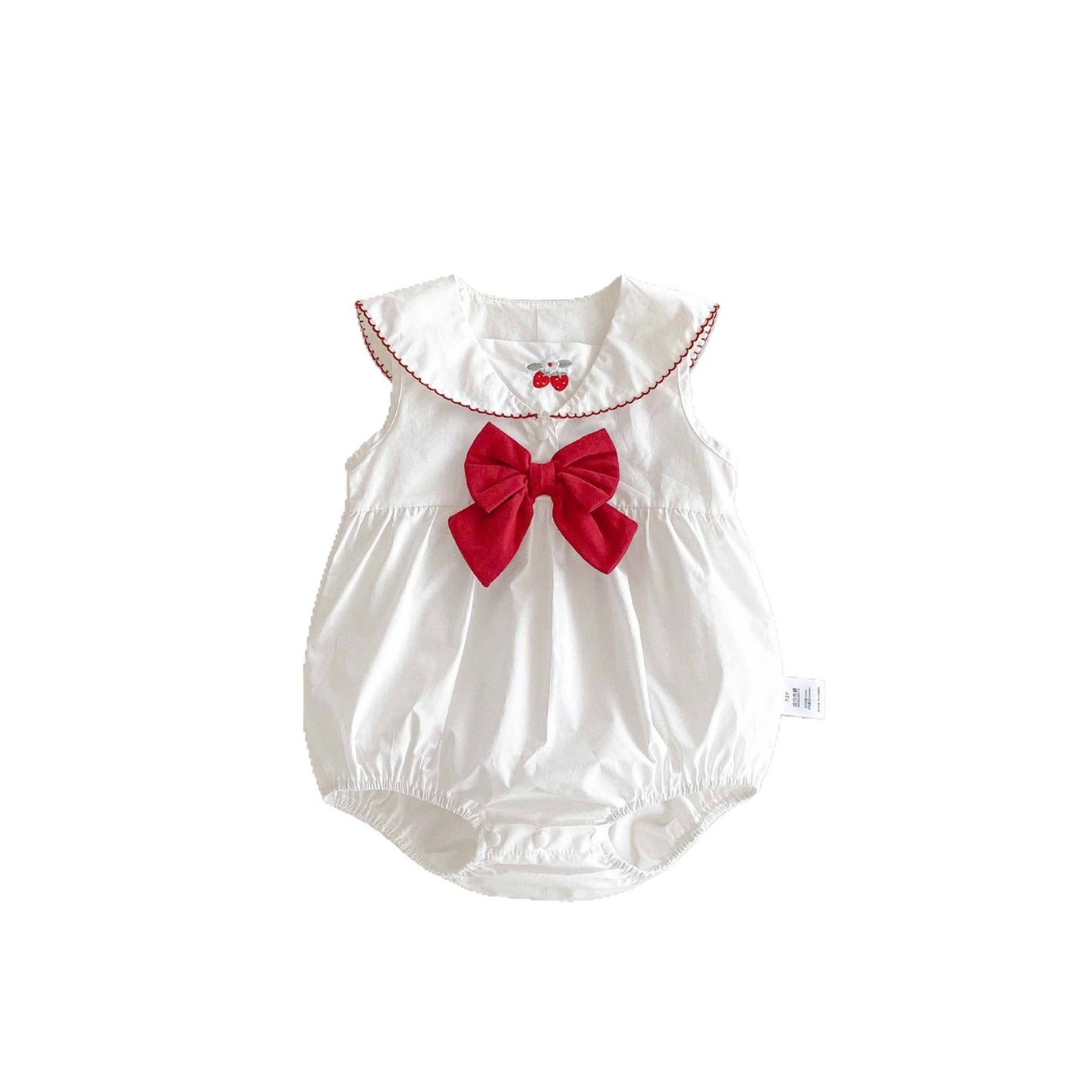 Summer Arrival Baby Girls Cute Strawberry Pattern Sleeveless Onesies, MyKids-USA®, Baby One-Pieces, MyKids-USA -  -  -  -  -  -  - 