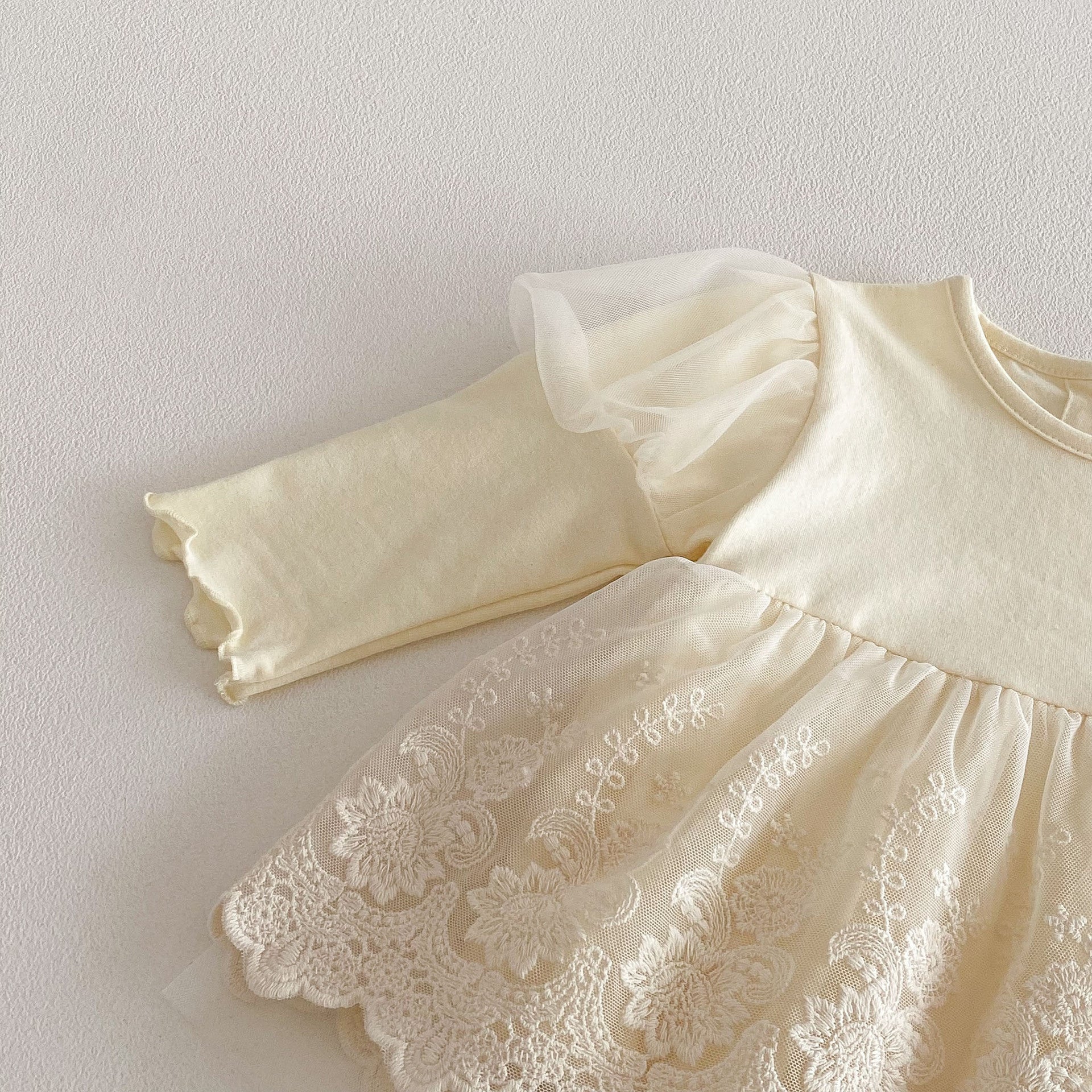 Spring Arrival Baby Girls Long Sleeves Flowers Embroidered Pattern Bodysuit, MyKids-USA®, Bodysuits, MyKids-USA -  -  -  -  -  -  - .