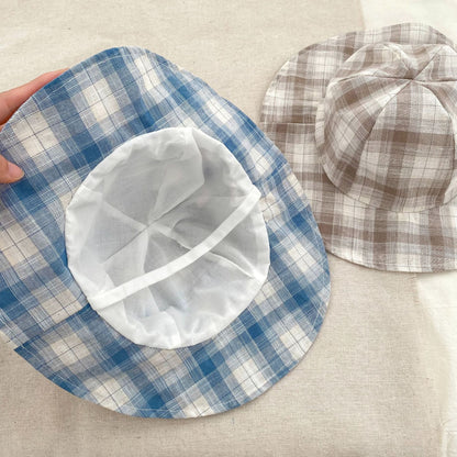 Summer Arrival Baby Boys Short Sleeves Thin Plaid Pattern Onesies, MyKids-USA®, Baby One-Pieces, MyKids-USA -  -  -  -  -  -  - 