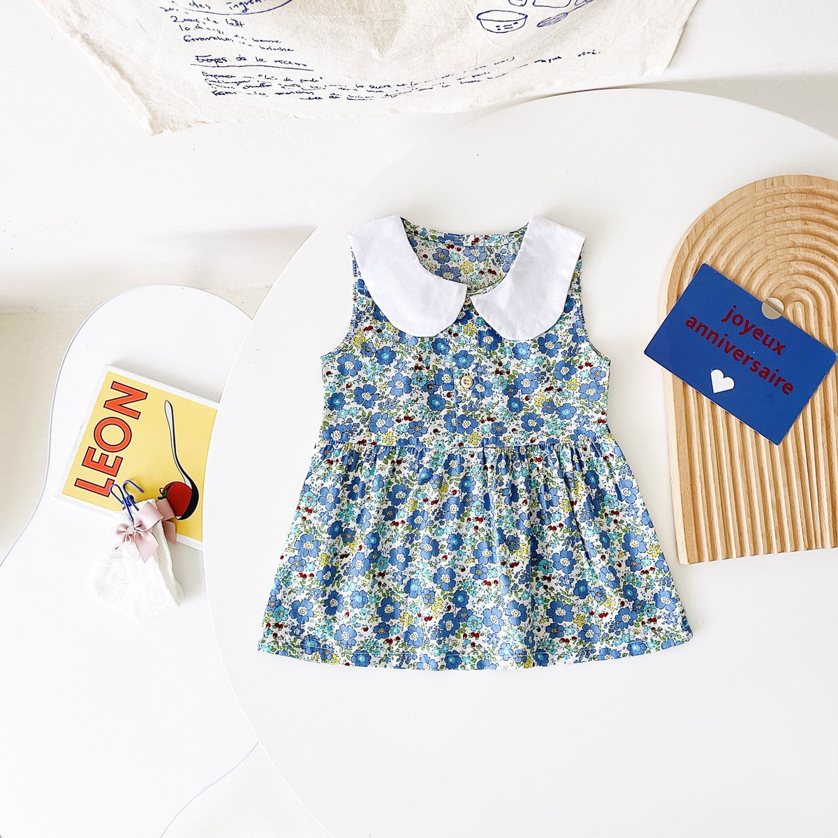 Baby Girl Various Style Print Pattern Loose Summer Dress