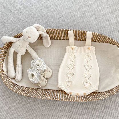 Arrival Autumn Baby Girls Geometric Hollow-out Pattern Long Sleeves Cardigan and Strap Onesies – Knitted Clothing Set, MyKids-USA®, Baby & Toddler Outfits, MyKids-USA - Size/Age - 66 (3-6M) - Color - Beige -  -  - TR2408100946-B